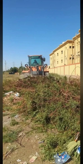 إزالة 6 حالات تعدٍ بمساحة 2600 متر.. وتكثيف حملات النظافة وتجميل المسار السياحي بمركز القرنة