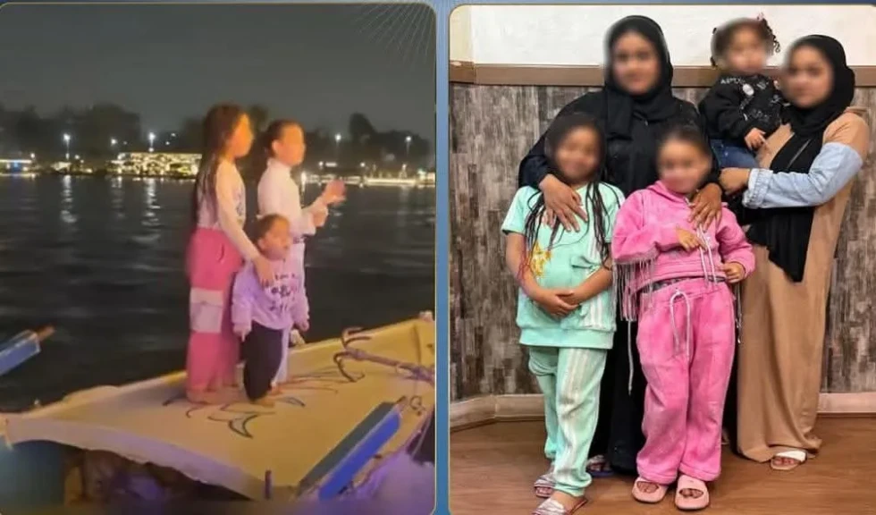 الداخلية:كشف ملابسات مقطع فيديو قيام  سيدة بترك لأطفالها الثلاثة بإحدى المراكب بنهر النيل