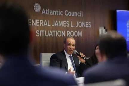 وزير الخارجية يشارك في جلسة نقاشية ”بالمجلس الأطلنطى” حول دور مصر في الشرق الأوسط