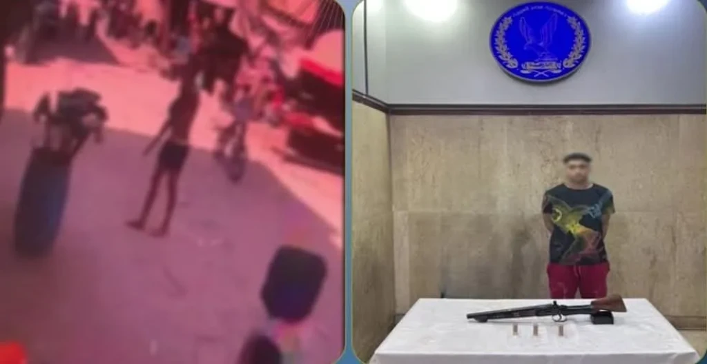 الداخلية:ضبط المتهم في واقعة إطلاق نيران بسلاح ناري بحلوان