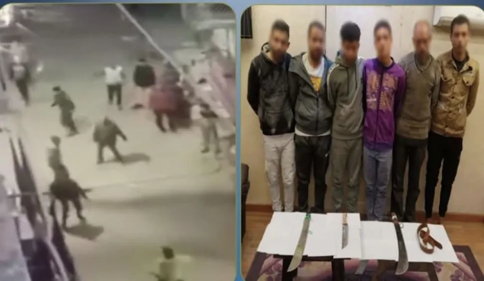 الداخلية:ضبط المتهمين في مشاجرة عدد من الأشخاص بإستخدام الأسلحة البيضاء بالغربية