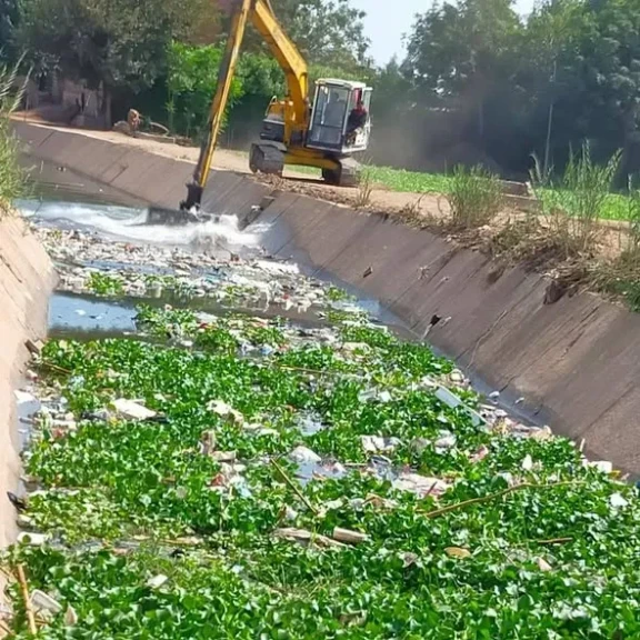 زراعة المنوفية : تطهير ما يقرب من 515 كم مساقى خصوصية بنطاق المحافظة