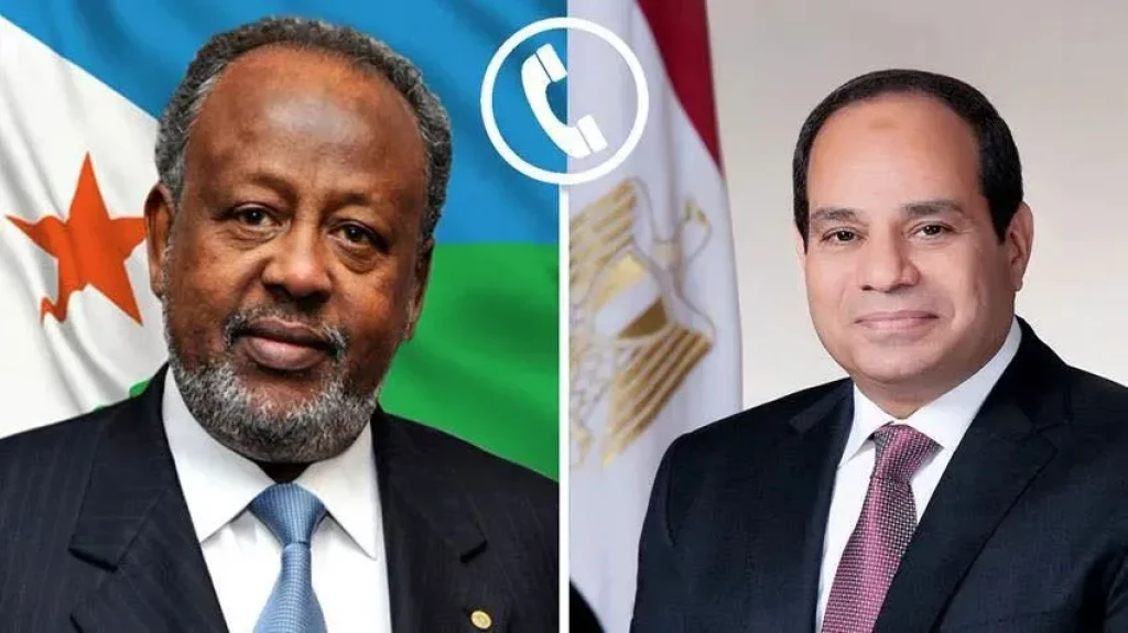 الرئيس السيسي يجري اتصالا هاتفيا مع رئيس جمهورية جيبوتي