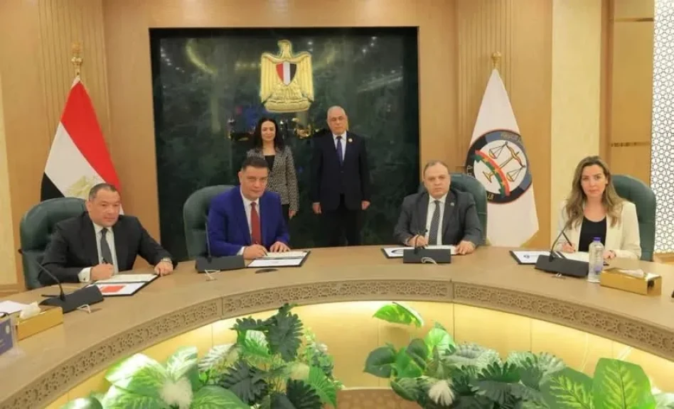 وزيرة التضامن الاجتماعي والنائب العام يشهدان توقيع بروتوكولي تعاون بين الوزارة والنيابة العامة