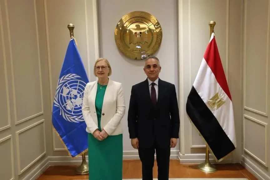 وزير العدل يبحث مع مساعد الأمين العام للأمم المتحدة لدعم بناء السلام سبل تعزيز التعاون في مجالات سيادة القانون