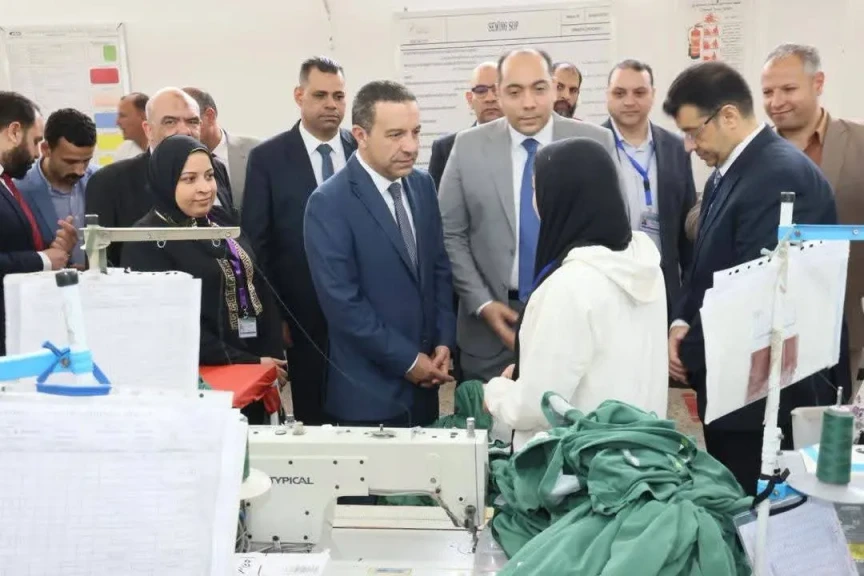 محافظ المنوفية يتفقد عددا  من المصانع  بالمنطقة الحرة بشبين الكوم