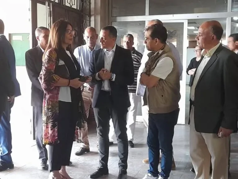 وزيرة الثقافة ومحافظ أسوان يتفقدان قصر ثقافة العقاد