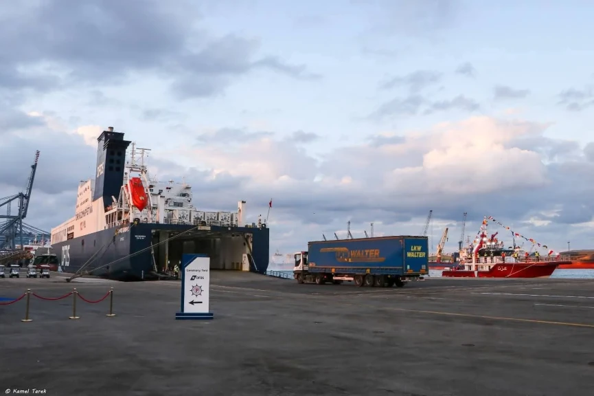 النقل : ميناء دمياط محور لوجستي إقليمي لربط أوروبا بمصر ودول الخليج عبر خط “الرورو”