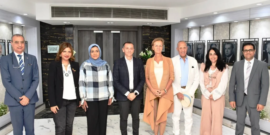 محافظ أسوان يستقبل وفد الإتحاد الأوروبي