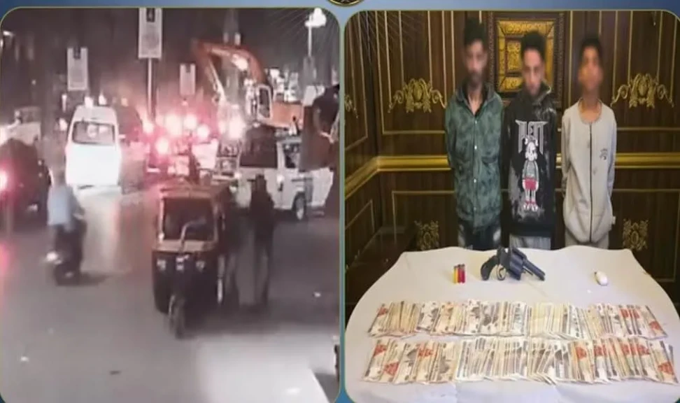 الداخلية: ضبط المتهمين في مقطع فيديو قيام مجهولين بسرقة حقيبته بواسطة توك توك بالجيزة