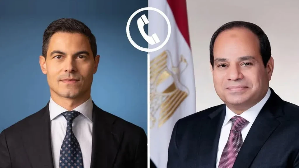 الرئيس السيسي يتلقى اتصالا هاتفيا من رئيس الوزراء الهولندي