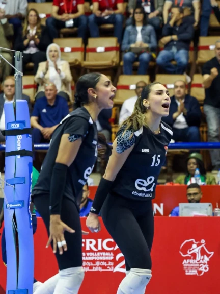 سيدات الأهلي يتأهلن لنهائي بطولة أفريقيا  لكرة الطائرة