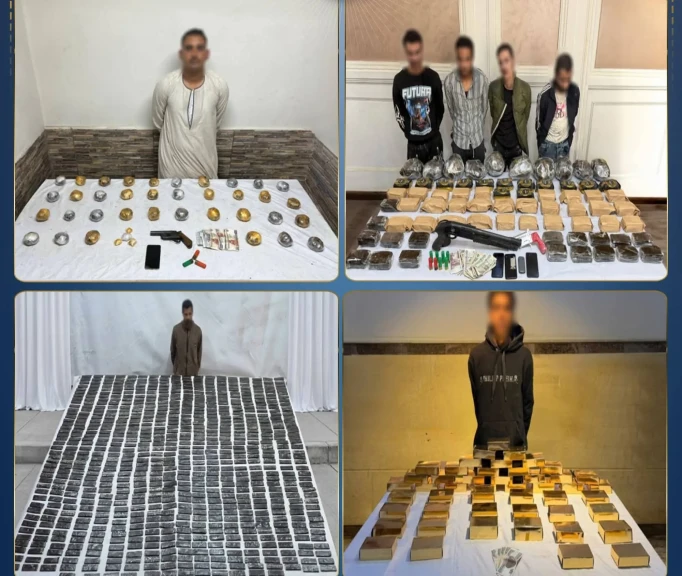 الداخلية: ضبط عدد من العناصر الإجرامية بحوزتهم كميات من المواد المخدرة والأسلحة