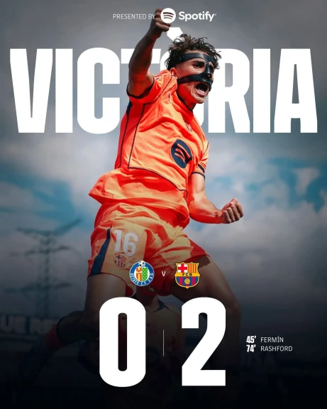 برشلونة يحقق فوزاً غاليا أمام خيتافي بالدوري الأسباني