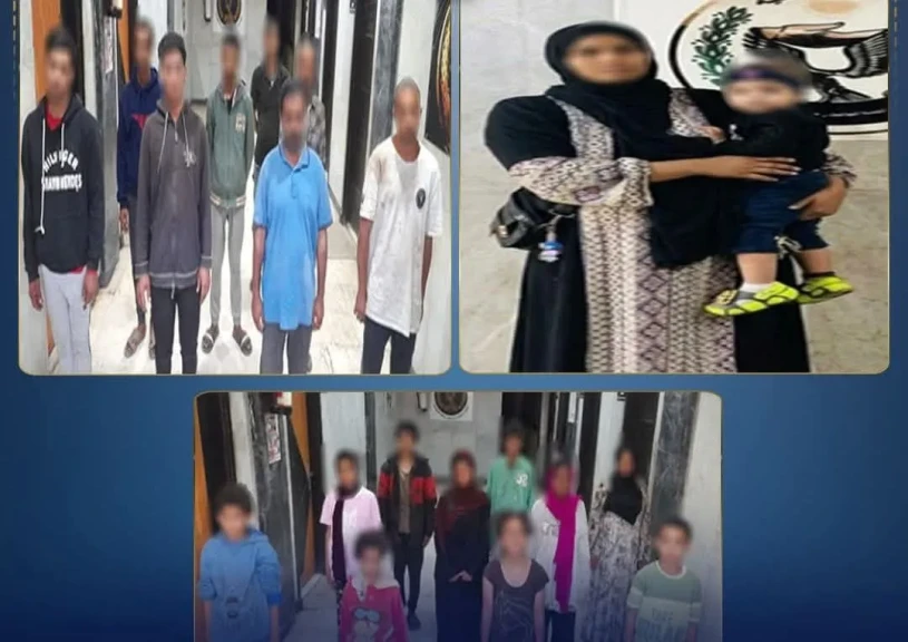 الداخلية: ضبط عدد من الرجال والسيدات لقيامهم باستغلال الاطفال في أعمال التسول
