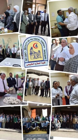 كلية العلاج الطبيعي بجامعة القاهرة تحصل على تجديد 3 شهادات الأيزو للجودة والسلامة والصحة المهنية
