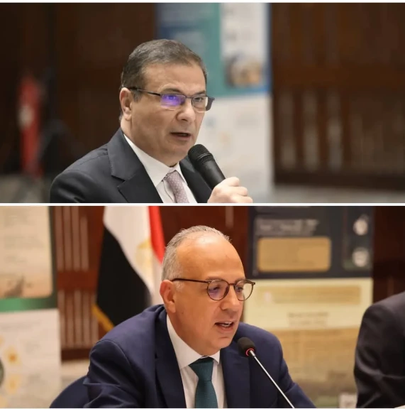 وزير الرى و وزير الزراعة يفتتحان فعاليات الدورة الثالثة والثلاثين لمجلس إدارة مرصد الصحراء والساح