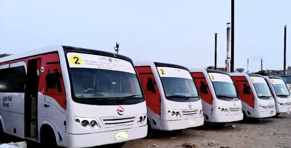 النقل : بدء التشغيل التجريبي لمنظومة نقل آمنة لربط مدينة الشروق بمحطة الشروق للقطار الكهربائي الخفيف LRT