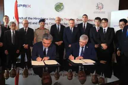 وزير التعليم العالي يوقع مذكرة تفاهم مع جامعة هيروشيما اليابانية لدعم التعاون التعليمي الدولي