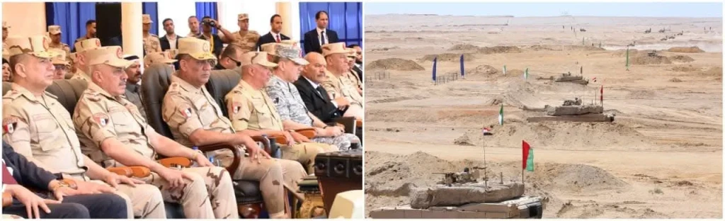 وزير الدفاع  يشهد تنفيذ المرحلة الرئيسية للمشروع التكتيكى بجنود ( بدر 2026 ) بالذخيرة الحية لإحدى وحدات الجيش الثالث الميدانى