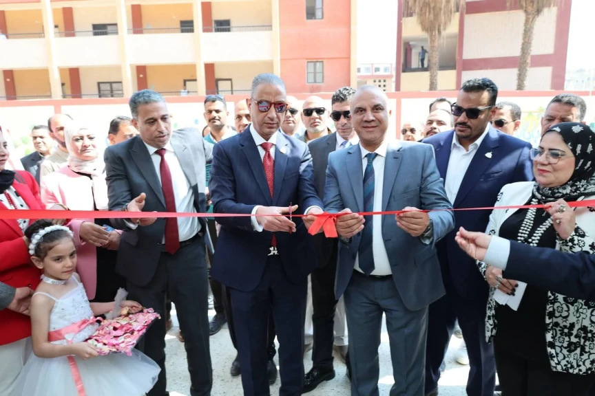 محافظ الجيزة يفتتح مدرستي المدينة المنورة الرسمية لغات وخاتم المرسلين الابتدائية في إمبابة