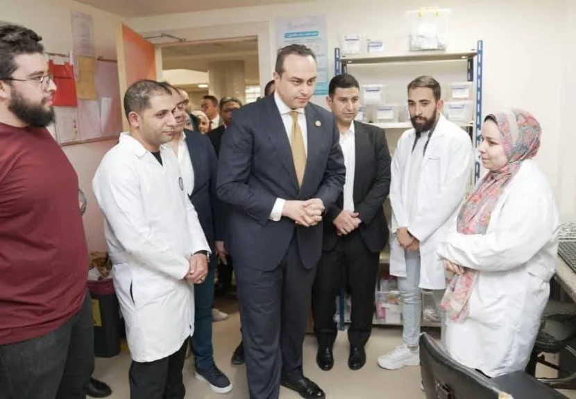 رئيس هيئة الرعاية الصحية في جولة تفقدية بمحافظة الإسماعيلية للاطمئنان على سير العمل