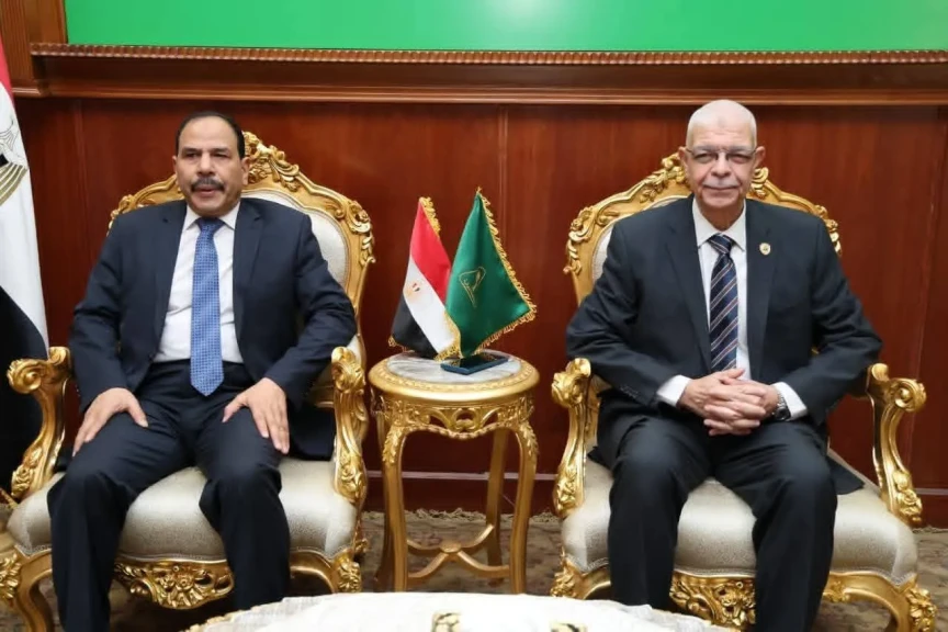 رئيس جامعة المنوفية يستقبل وفد هيئة الجودة للإعتماد  المؤسسي والبرامجي « لكليتي التربية النوعيةوالعلوم الصحية التطبيقية»