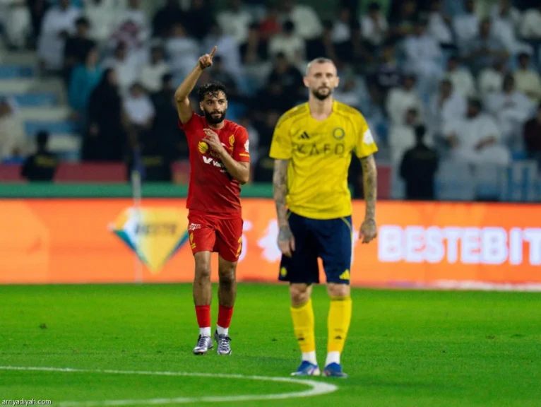 النصر  يخسر 1-3 في دوري روشن السعودي