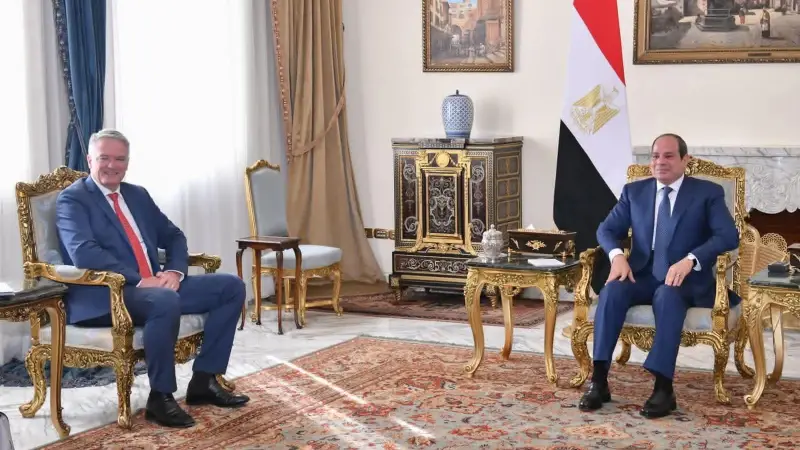 الرئيس السيسي يستقبل الأمين العام لمنظمة التعاون الاقتصادي والتنمية OECD
