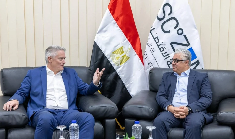 رئيس اقتصادية قناة السويس يستقبل الأمين العام لمنظمة التعاون الاقتصادي والتنمية