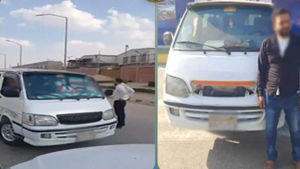 الداخلية: ضبط سائق ميكروباص في مقطع فيديو بتعريض حياة المواطنين للخطر