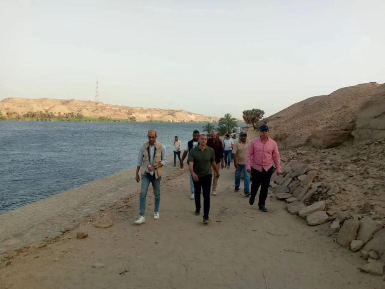 محافظ أسوان يعلن إعادة إحياء وتطوير منطقة جبل السلسلة الأثرية