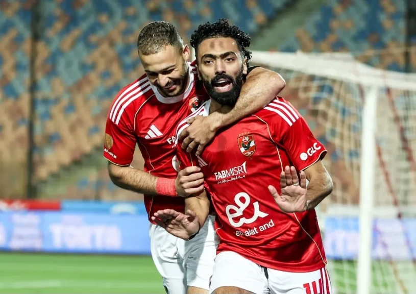 الشحات يفوز بجائزة رجل مباراة الأهلي وإنبي
