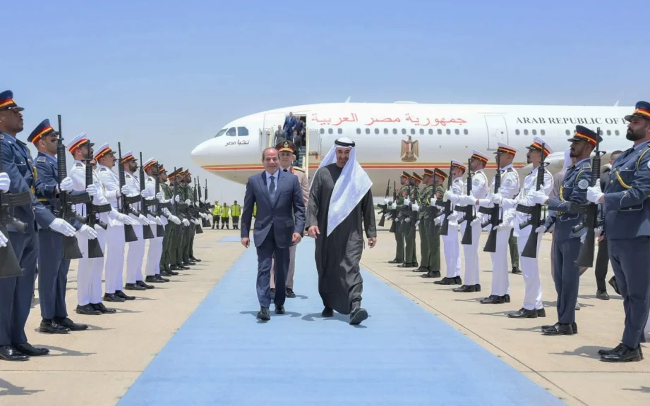 الرئيس السيسي يزور دولة الإمارات العربية المتحدة