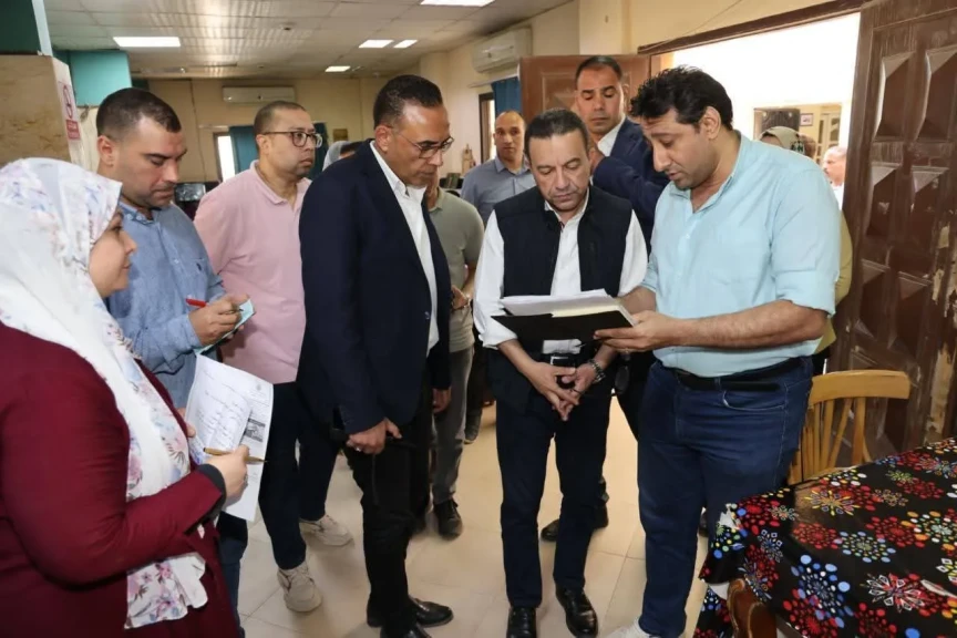 محافظ المنوفية يتفقد المركز التكنولوجي لمتابعة انتظام سير العمل