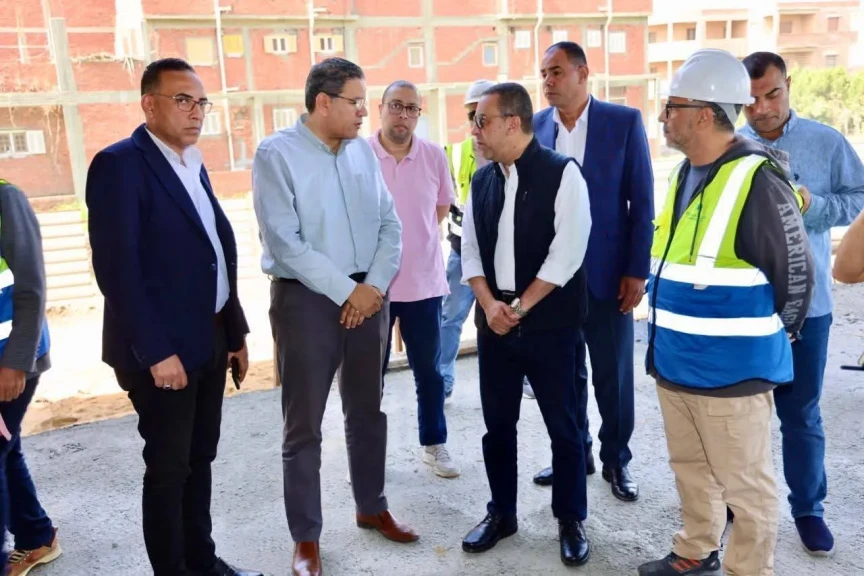 محافظ المنوفية يتفقد مستجدات الأعمال الإنشائية بمستشفى الشهداء الجديدة