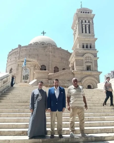 المبعوث الخاص للرئيس الأمريكي يزور منطقة مجمع الأديان بمصر القديمة