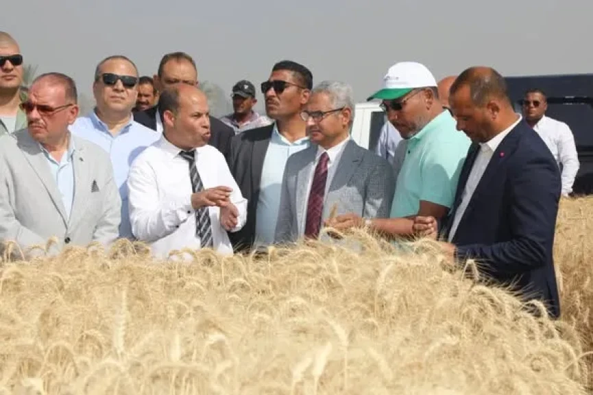 محافظ بني سويف يتفقد سير ومنظومة العمل بالمحطة الإقليمية للبحوث الزراعية بسدس