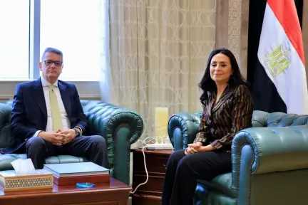 وزيرة التضامن الاجتماعي تلتقي رئيس لجنة حقوق الإنسان بمجلس النواب