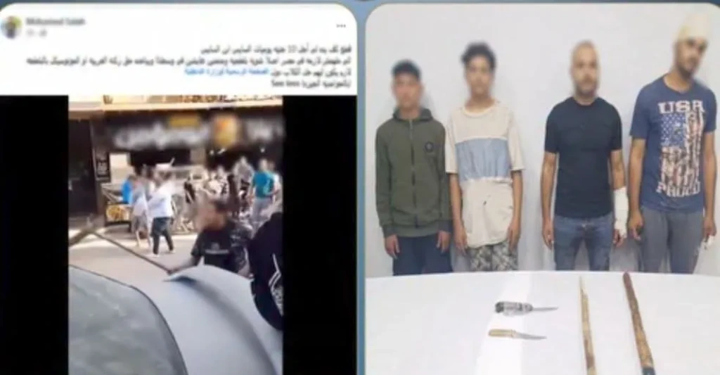 الداخلية: ضبط المتهمين في مقطع فيديو مشاجرة عدد من الأشخاص بالاسلحة والعصي الخشبية بالجيزة