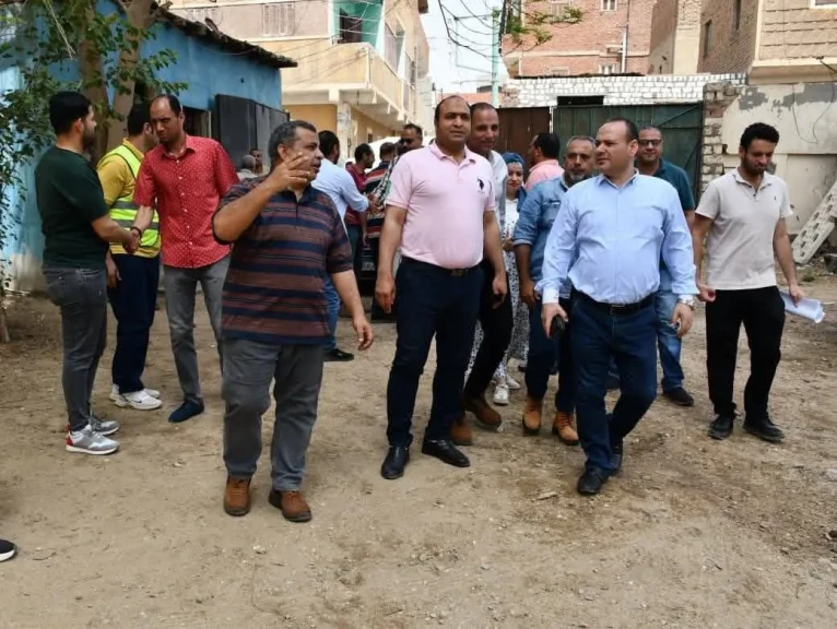 رئيس مياه الشرب بالجيزة يتفقد الفروع التجارية بمركز منشأة القناطر شمال المحافظة