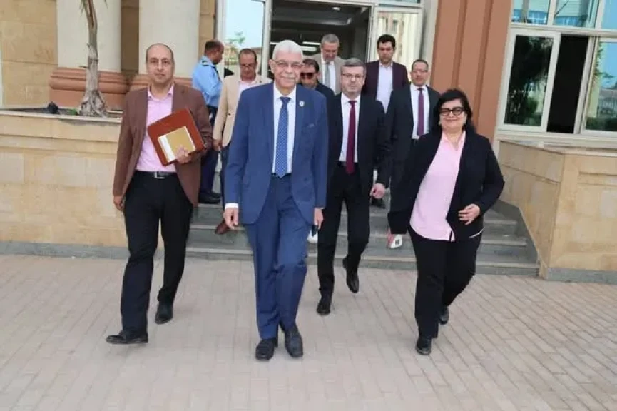 القاصد يلتقي مدربي دورة تقييم البرامج الأكاديمية بجامعة المنوفية الأهلية