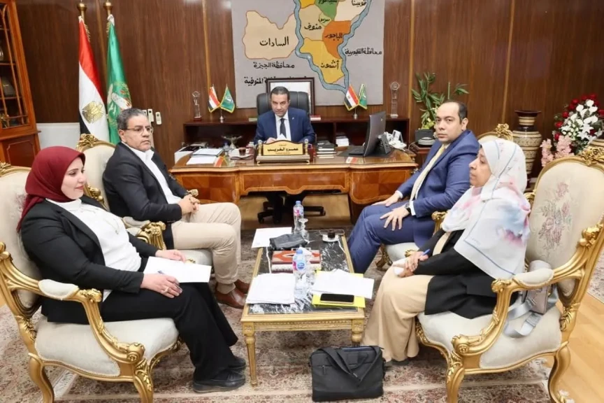 محافظ المنوفية يعقد اجتماعاً تنسيقياً لمتابعة جهود الارتقاء بالخدمات الصحية