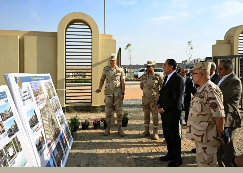 رئيس الوزراء يتفقد ”الحي الدبلوماسي” بالعاصمة الجديدة