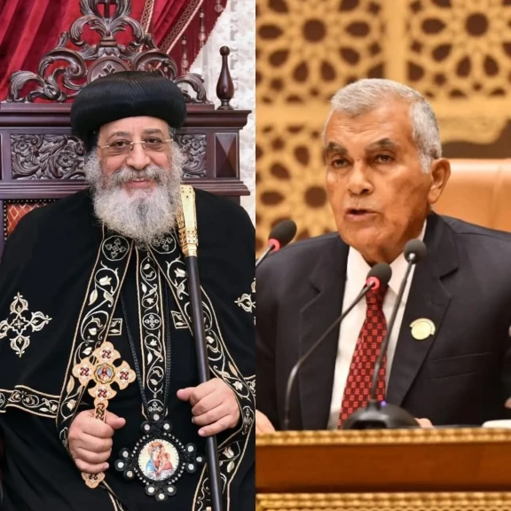 قداسة البابا يهنئ رئيس مجلس الشيوخ بالعيد