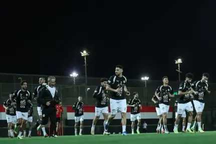 المنتخب الوطني المصرى يواصل استعداداته لمواجهة روسيا الودية