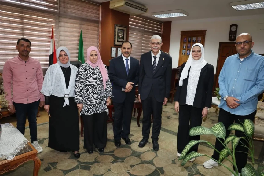 القاصد يهنئ منسوبي جامعة المنوفية بعيد الأضحى المبارك ويشيد بجهود العاملين