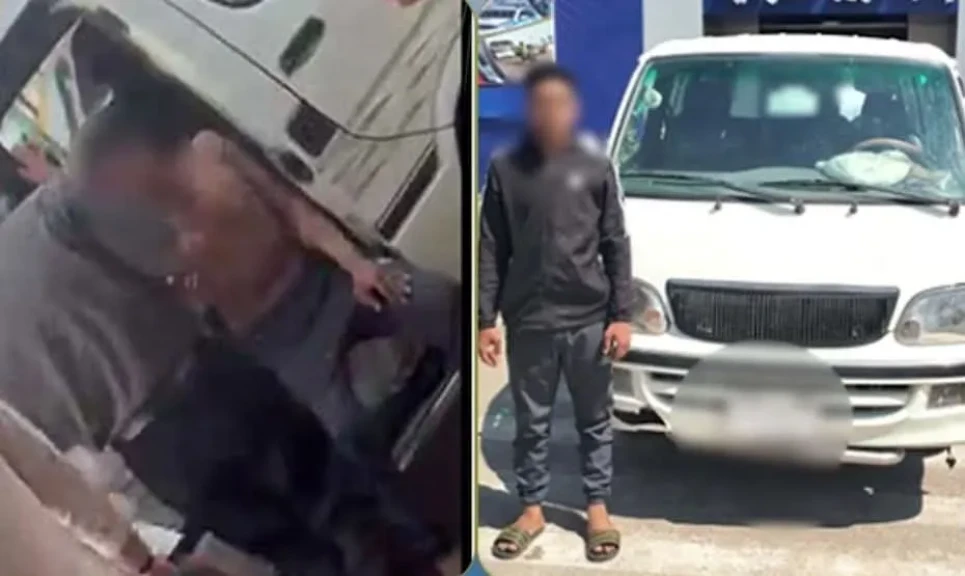 الداخلية:ضبط سائق ميكروباص في مقطع فيديو القيام بأعمال البلطجة بالشرقية