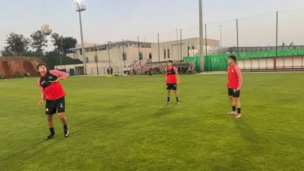 منتخب الناشئين يواصل تدريباته استعدادًا لمواجهة المغرب في كأس الأمم الأفريقية
