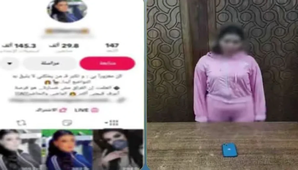 الداخلية:ضبط صانعة محتوى لقيامها بالرقص ملابس خادشة والإتيان بإشارات مخلة للاداب العامة